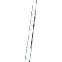 Hailo 7212-001 7212-007-Escalera Aluminio 2 tramos corredera ProfiStep Duo (2x12 peldaños)